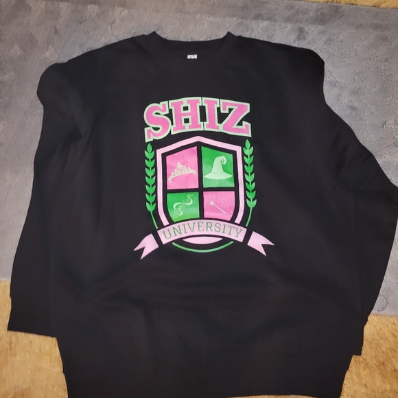 Black Shiz University Graphic Sweatshirt - Picture 2 of 2